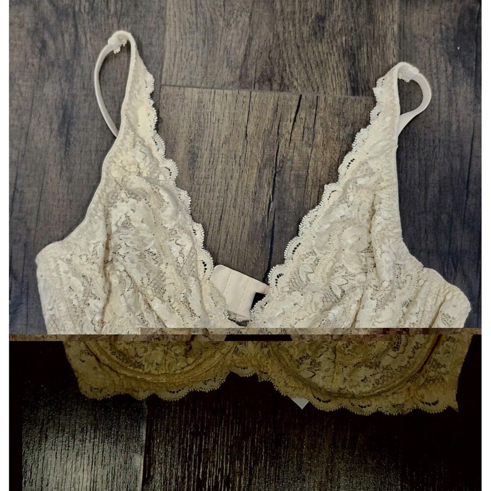 Cosabella Sexy beige Lace Underwire Bra 34C NWOT Made in Italy